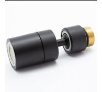BLUMKRAFT Mousseur Aérateur Noir compatible avec IKEA robinets M18.5. 2 modes/jets. Pivotant à 360 degrés et inclinable 80°. Filtre intégré