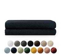 Blumtal - 2 Serviettes De Bain - Serviette De Bain 70x140 - Lot Serviette De Bain Bleu foncé - Serviette De Bain Coton - Certifié Oeko-TEX®