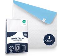 Blumtal alèse d'incontinence lavable 75x90 cm - alèse de lit pour bébé - alèse de lit imperméable - alèse d'incontinence 75x90 cm - set de 2 pièces