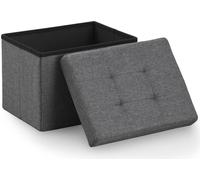 Blumtal banquette avec espace de rangement - banquette coffre avec espace de rangement 41x31x31 cm - petit coffre avec espace de rangement Anthracite