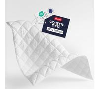 Blumtal Couverture Estivale légère 200x200 cm 150 g/m² Oeko-TEX | Grande couverture légère 150 g/m², idéale pour les nuits d’été ou comme couche d’appoint.