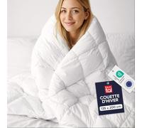 Blumtal Couverture hivernale épaisse 135x200 cm Oeko-TEX | Couverture épaisse pour l’hiver, idéale sur un lit ou en couchage d’appoint pendant les nuits froides.
