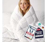 Blumtal Couverture hivernale épaisse 155x220 cm Oeko-TEX | Format long et chaud pour lit simple, conçu pour apporter une couche confortable en hiver.