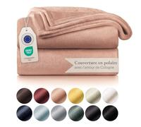 Blumtal Couverture Polaire 270 x 230 - Plaid Rose poudré Certifié Oeko-TEX®, Plaid pour Canapé, Plaid Cocooning - Couverture Polaire Epaisse, Moelleuse, Douce Et Chaude - Haute Qualité