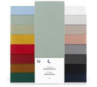 Blumtal Drap Housse 140x190 cm en Microfibre lot 2 - Drap 140x190 cm certifié Oeko-TEX - Drap House 140x190 cm - Drap Housse 140 x 190 cm - Drap Housse Respirant & Lavable - Drap de lit Vert Clair