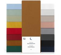 Blumtal Drap Housse 140x200 cm en Microfibre lot 2 - Drap 140x200 cm certifié Oeko-TEX - Drap 140x200 cm - Drap House 140x200 - Drap de lit 140x200 - Drap-Housse 140x200 - Drap Housse Marron