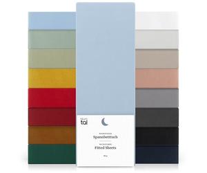 Blumtal Drap Housse 160 x 200 cm en Microfibre - Drap Housse 160x200 cm certifié Oeko-TEX - Housse Matelas 160x200 - Housse de Matelas 160x200 - Drap House 160 x200 - draps Housse 160200 Bleu Clair