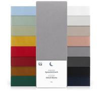Blumtal Drap Housse 180x200x30cm Lot de 2 en Microfibre - certifié Oeko-TEX - draps Respirant Drap de lit 180x200 - Gris