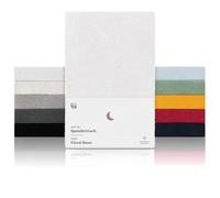 Blumtal Drap Housse Coton éponge 120 x 200 cm - Lot de 1 - protège-Matelas Chaud & Confortable certifié Oeko-Tex pour Matelas avec Hauteur jusqu'à 27 cm - Drap Housse 120x200 cm - en Blanc