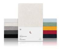 Blumtal Drap Housse Coton éponge 140-160 x 200 cm - Lot de 1 - protège-Matelas Chaud & Confortable certifié Oeko-Tex pour Matelas avec Hauteur jusqu'à 27 cm - Drap Housse 140x200 cm - en Moutarde