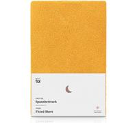 Blumtal Drap housse en éponge 120x200 cm en set de 2 - Drap housse jusqu'à 25cm d'épaisseur de matelas - Drap housse chauffant en Spicy Mustard - Jaune