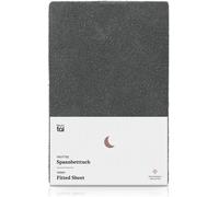 Blumtal Drap housse en éponge 135x190 cm en set de 2 - Drap housse en éponge jusqu'à une hauteur de matelas de 25 cm - Drap housse en éponge chaud en anthracite