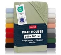 Blumtal Drap- housse en microfibres 140 x 200 x 30 cm - 1er- Set vert