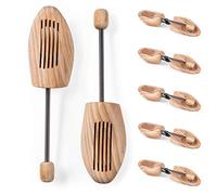 Blumtal - Embauchoirs Chaussures - Bois de Pin - Avec Ressort Spirale - Respirant - Homme Et Femme - Tailles 44-45 5 Paires
