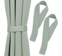 Blumtal embrasse pour rideaux, set de 2, vert - embrasse pour rideaux 72x5 cm - embrasse pour rideaux lavable et opaque