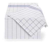 Blumtal Ensemble de torchon cusine Premium 50x70 cm en Coton - Lot de 20 - qualité certifiée Oeko-TEX - torchon Vaisselle - lavables jusqu'à 95°C - Ultra Absorbant - Design élégant à Carreaux - Bleu