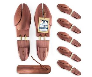 Blumtal GAGNANT DU TEST embauchoirs chaussures femme et homme en bois de cèdre - Forme pour chaussures - embauchoir sneakers - embauchoir bottes avec chausse-pied bois inclu - 42/43, 1 paire