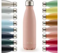 Blumtal Gourde en acier inoxydable isolée Thermos 350 ml - Rose - Gourde anti-fuite en métal - Gourde thermique sans BPA