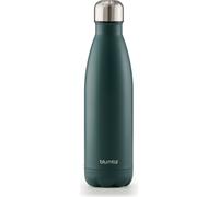 Blumtal Gourde en inox isolée Thermos 500 ml - Vert foncé - Gourde anti-fuite en métal - Gourde thermique sans BPA