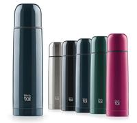Blumtal - gourde isotherme 350 ml - bouteille istoherme sans BPA pour boissons chaudes & froides - gourde inox étanche avec gobelet pour café et thé - gourde metal 100% étanche - bleu foncé