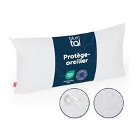 Blumtal Housse de coussin imperméable 40x60 cm, en coton, fermeture éclair, respirante, hypoallergénique, anti-acariens, antibactérienne, lavable, certifiée Oeko Tex