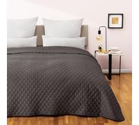 Blumtal Couvre-lit 240x260 cm - Couvre-lit et Couvre-sofa - Couvre-lit universel pour lit et canapé - Gris foncé