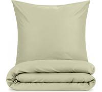 Blumtal Literie 140x200cm + taie d'oreiller 80x80cm - Microfibre Bed Sheets 140x200cm - 2pcs set linge de lit vert clair
