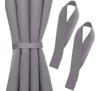 Blumtal Lot de 2 Embrasse pour Rideaux - Embrasse Rideau pour Rideau occultant - Attache Rideau pour Rideau Cuisine et Rideaux Salon - Embrasses à Rideaux occultant - Embrasse Rideaux en Gris Clair