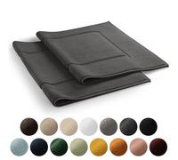 Blumtal Lot de 2 Tapis de bain Premium en éponge - Tapis de bain certifié Oeko-TEX®, tapis de bain lavable 50x80cm, absorbant & doux