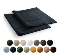 Blumtal Lot de 2 Tapis de bain Premium en éponge - Tapis de bain certifié Oeko-TEX®, tapis de bain lavable 50x80cm, absorbant & doux