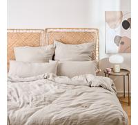 Blumtal Mousseline linge de lit 135x200 cm - Housse de couette 135 x 200 + taie d'oreiller 40x80 Gris