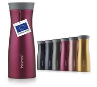 Blumtal mug isotherme acier inoxydable 380 ml - tasse thermos - mug isotherme cafe & thé - gobelet isotherme froid/chaud - tasse thermos étanche fermeture Quick-Press - Ouverture à 360° - rouge baie