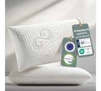 Blumtal Oreiller Cervical en Mousse à mémoire de Forme - Oreiller en Mousse à mémoire de Forme 70 x 36 cm, Oreiller avec Housse Lavable, certifié Oeko-TEX, Hauteur 13 cm