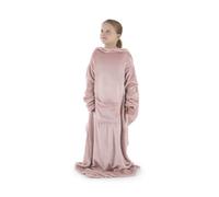 Blumtal Plaid Polaire Enfant 90 x 105 cm - Couverture Polaire Certifiée OEKO-TEX®, Couverture À Manche Enfant, Plaid Manches Enfant, Dusty Pink - Rose