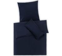 Blumtal Premium Mako Satin Cotton Set de linge de lit 135 x 200 cm avec taie d'oreiller 40 x 80 cm - Set de housse de couette super douce avec un aspect brillant noble, fermetures éclair de la même co