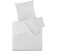 Blumtal Premium Mako Satin Cotton Set de linge de lit 135 x 200 cm avec taie d'oreiller 40 x 80 cm - Set de housses de couette super doux avec un aspect brillant noble et des fermetures éclair de la m
