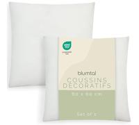 Blumtal Rembourrage Oreiller 60x60 cm - pour Housse Oreiller 60x60 - Coussin écologique certifié Oeko-TEX 60x60 cm - oreillers avec Mousse pour Coussin Lavable 60x60 cm - Lot de 2 - Oreiller Moelleux