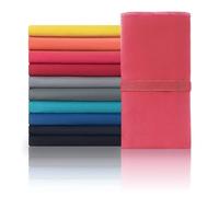 Blumtal serviette microfibre - serviette microfibre compacte, ultra légère et à séchage rapide, serviette de sport, serviette de voyage, serviette de plage, serviette de bain microfibre, rose, 180 x 9