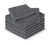 Blumtal Serviette Microfibre - Lot de 24 - Chiffon Microfibre 30x40 cm - torchon Absorbant Menage - Chiffon vitre sans Trace & Voiture - torchons Voiture Resistant - Lavable à 60 °C - en Anthracite