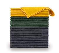 Blumtal Serviette Microfibre - Lot de 24 - Chiffon Microfibre 30x40 cm - torchon Absorbant Menage - Chiffon vitre sans Trace & Voiture - torchons Voiture Resistant - Lavable à 60 °C - en Multicolore