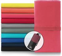 Blumtal set de serviettes en microfibre - serviettes compactes en microfibre, ultra légères et à séchage rapide, serviette de sport, serviette de voyage, serviette de plage, serviette de bain en micro