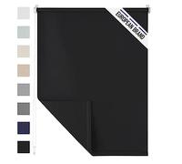 Blumtal - Store Occultant sans Percage 90 x 155cm (x2) - Store Enrouleur Occultant sans Percage - Montage Rapide Et Facile avec Support Klemmfix - Noir