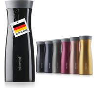 Blumtal Thermobecher - Tasse à café To Go anti-fuite, sans BPA, conserve la chaleur pendant 6h, fermeture Quick Press pratique, ouverture à 360°, disponible en 6 couleurs - Noir