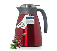 Blumtal Thermos 1l - Bouteille Isotherme sans BPA avec fermeture Quick Tip - Café anti-fuite pour une isolation de longue durée - Termosse chaud Rouge