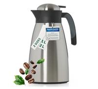 Blumtal Thermos 2l - Bouteille Isotherme sans BPA avec fermeture Quick Tip - Café anti-fuite pour une isolation de longue durée - Acier Inoxydable