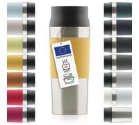 Blumtal - travel mug étanche 350 ml - mug cafe isotherme - garde vos boissons au chaud ou au froid pendant des heures - tasse cafe isotherme avec système de fermeture rapide Quick-Press - moutarde