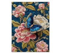 Blumuze Puzzle Bois Adulte, Papillon Verdoré Puzzle en Bois Animaux, Puzzles Animal Unique pour Adulte, The Gilded Butterfly Wooden Puzzles 300 pcs-XL-42.6 * 32 cm