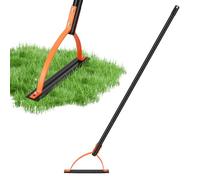 BlumWay 152,4 cm - Coupe-herbe avec lame dentelée à double tranchant - Désherbeur manuel - Fouet à herbe - Outil - Appareil - Désherbeur pour mauvaises herbes envahies