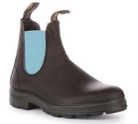 BLUNDSTONE 2207 Cuir Confortable Bottes Chelsea Noir Bleu Femmes Taille 3 - 8