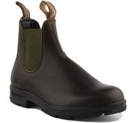 BLUNDSTONE 519 Unisexe à Enfiler Cuir Bottes Chelsea en Marron Olive Size UK 3 -